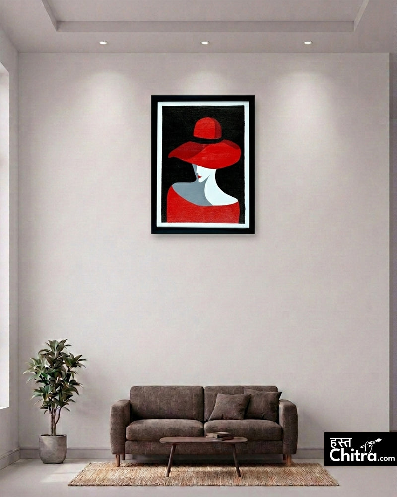 Lady In The Red Hat