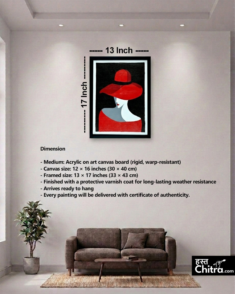 Lady In The Red Hat