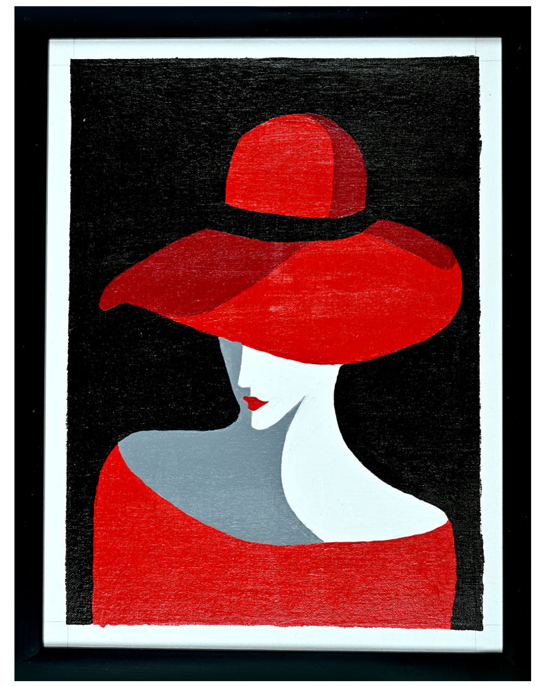 Lady In The Red Hat
